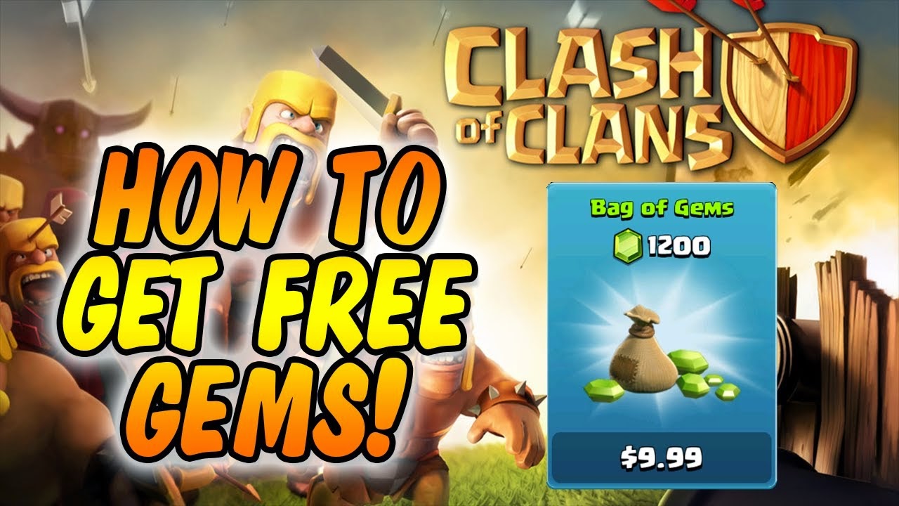 free gems clash of clans no survey no download no verification