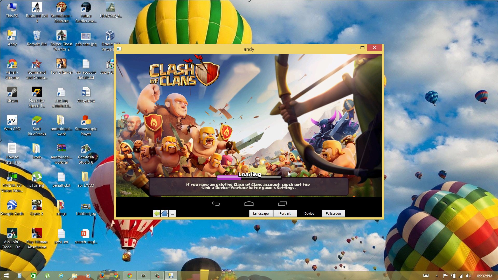 Download game clash of clans cho pc