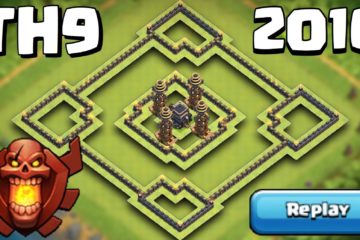 Clash of Clans TH9 Trophy Base