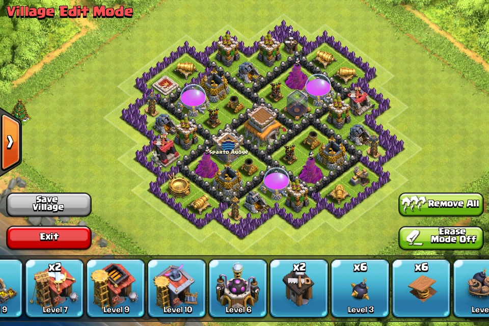 Clash of Clans Town Hall 8 Hybrid Base 