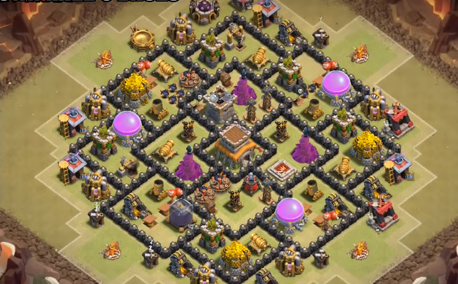 clash of clans town hall 8