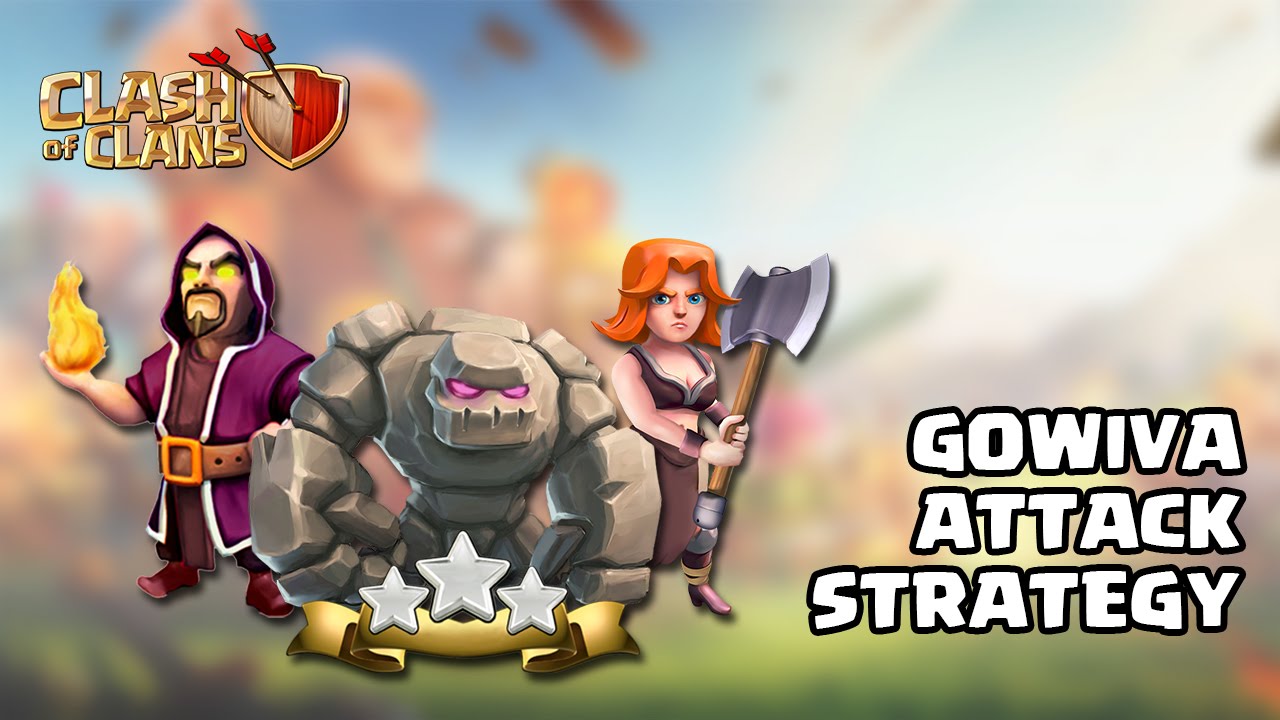 GoWiVa Attack Town Hall 8 Strategy