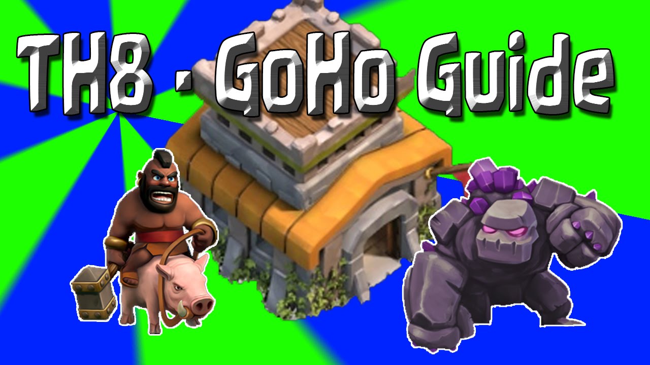Goho or GoHogs Attack Town Hall 8