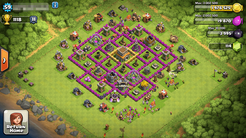Town Hall 8 Best Trophy Base 2016