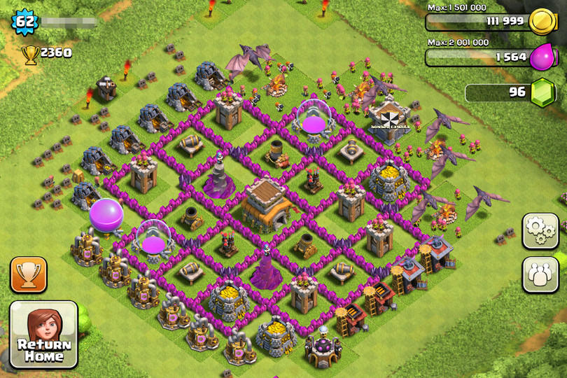 Town Hall 8 Best Trophy Base