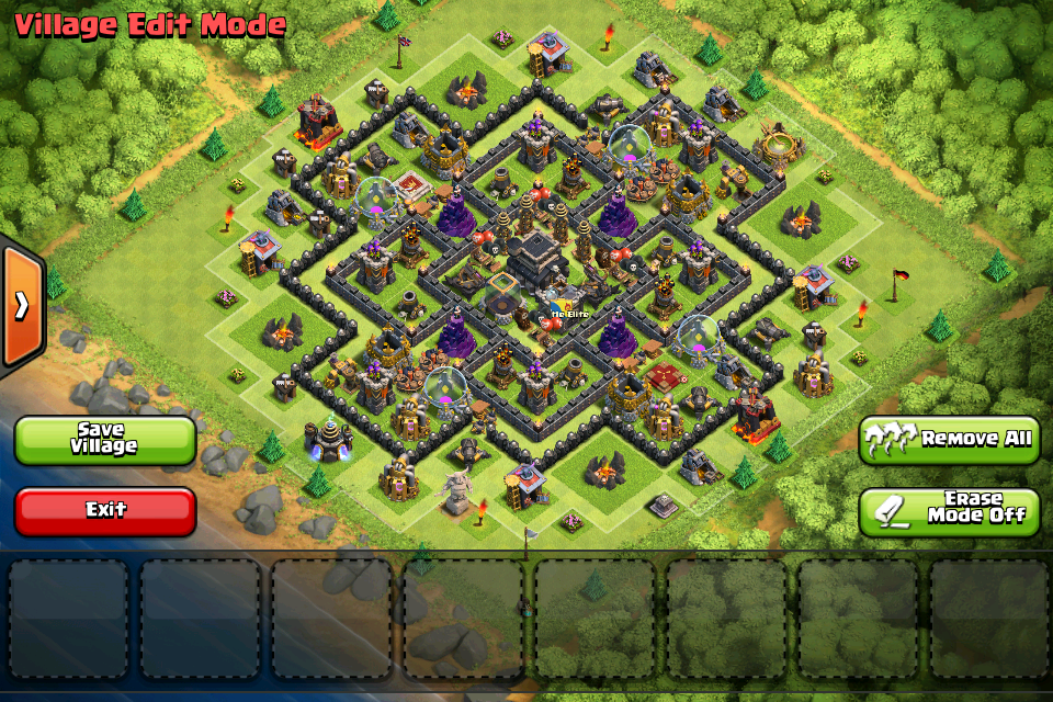 Unbeatable Clash of Clans TH9 Trophy Base Attackia.