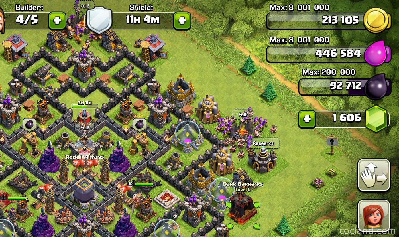 clash of clans witch level 3
