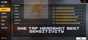 How To Do One Tap Headshot Best Sensitivity For Free Fire